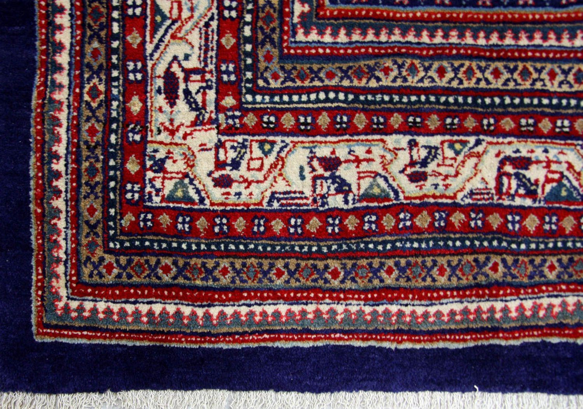 Persisk matta - Mir kvadrat  - 267 x 266 cm - blå