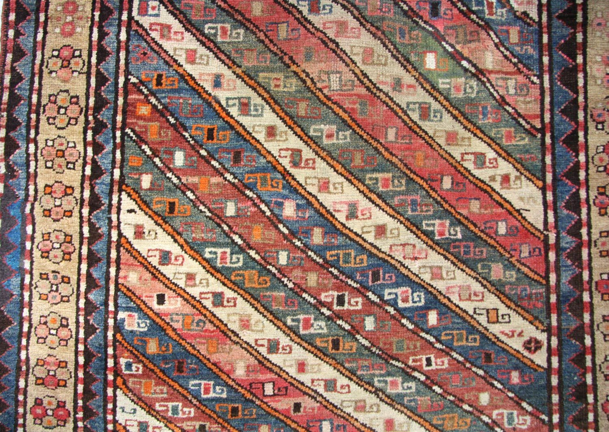 Runner Persisk matta - Nomadic - 373 x 120 cm - blå