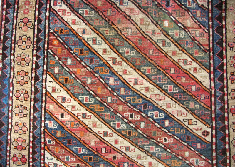 Runner Persisk matta - Nomadic - 373 x 120 cm - blå