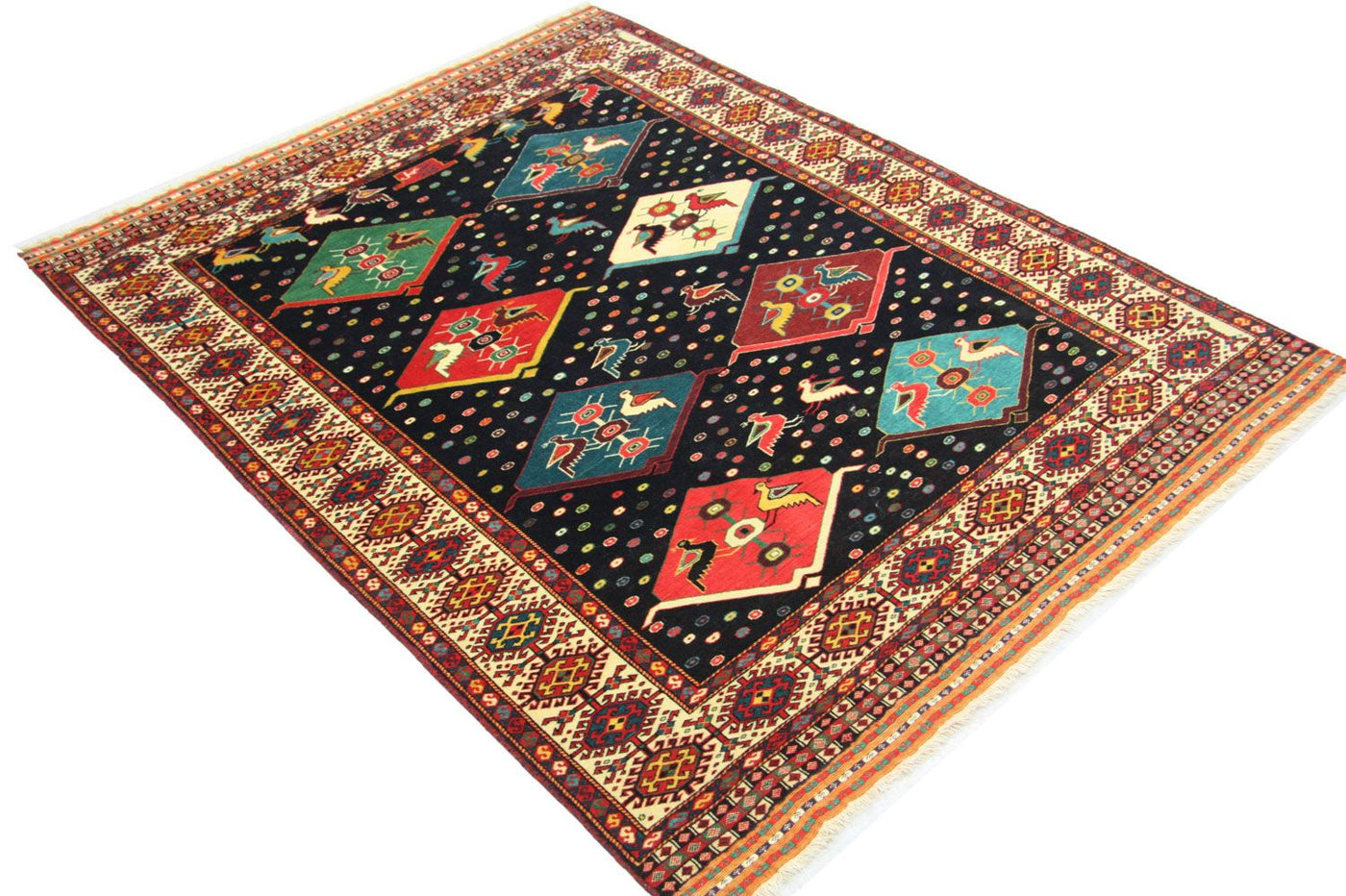 Turkaman-matta 158x132cm - Persisk matta
