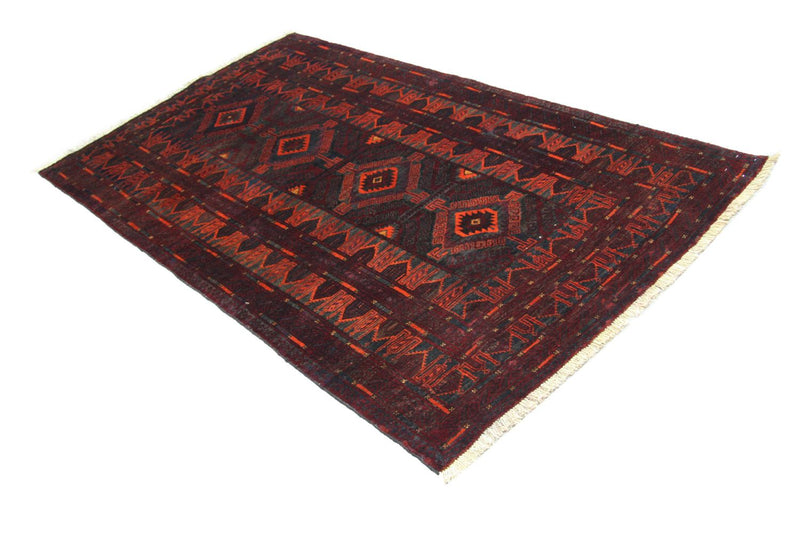 Afghansk matta - 208 x 123 cm - blå