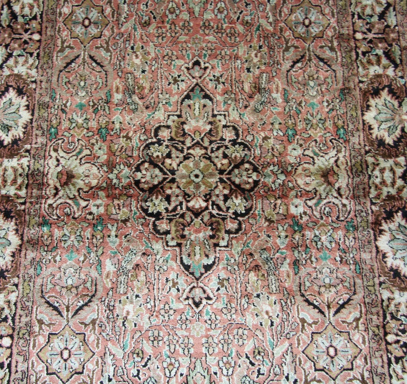 Sidenmatta - Kashmir Silk - 164 x 91 cm - brun