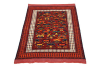 Afghansk matta - 160 x 130 cm - rost