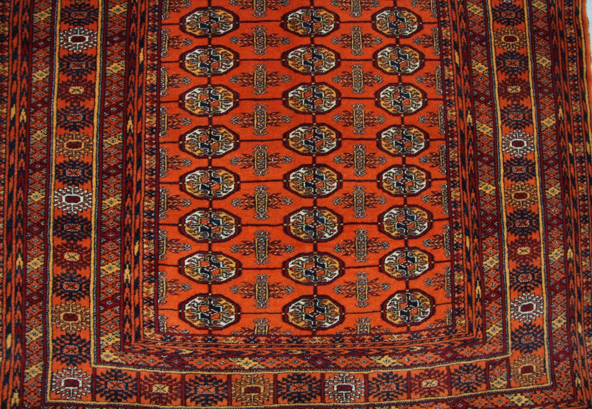 Afghansk matta - 177 x 119 cm - orange
