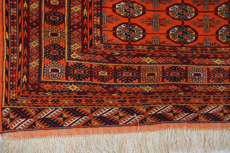 Afghansk matta - 177 x 119 cm - orange