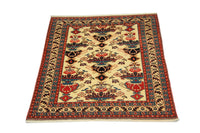 Afghansk matta - 135 x 114 cm - beige