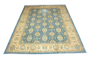 Ziegler Carpet - 366 x 266 cm - blå