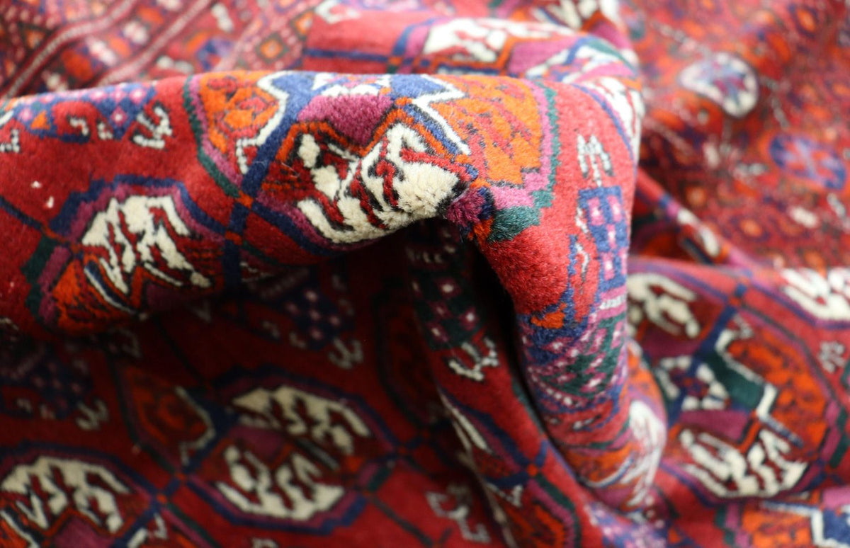 Afghansk matta - Bukhara - 180 x 123 cm - röd