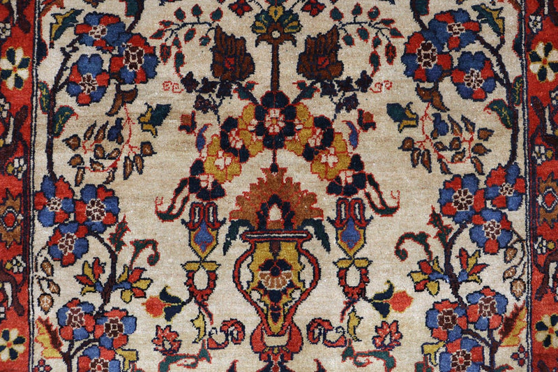 Afghansk matta - 197 x 113 cm - beige