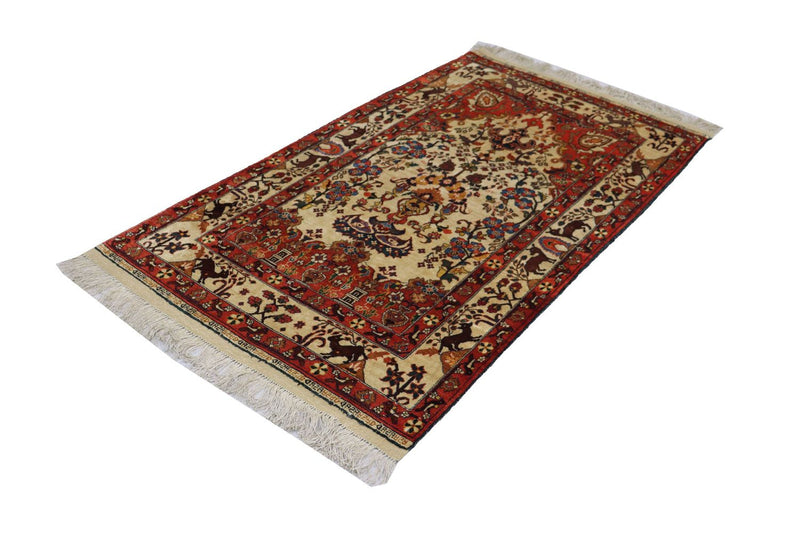 Afghansk matta - 197 x 113 cm - beige