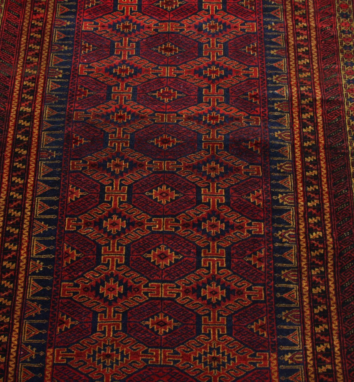 Afghansk matta - 152 x 95 cm - röd