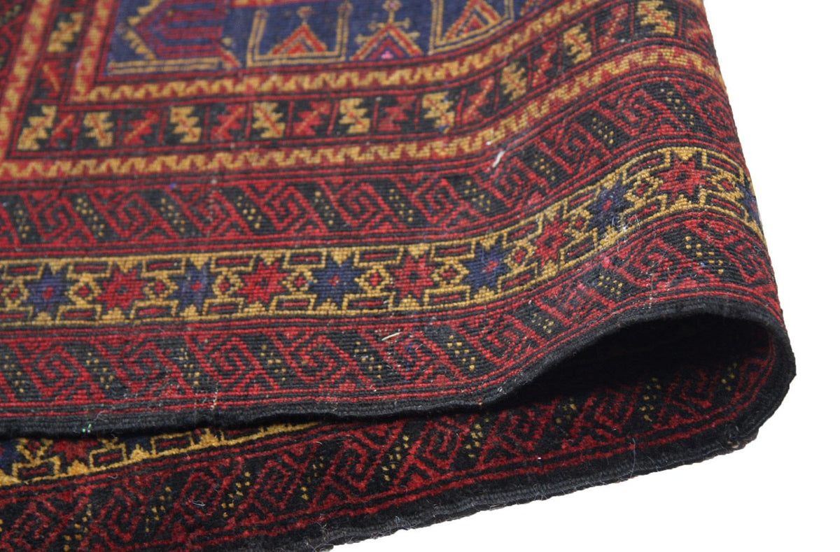 Afghansk matta - 152 x 95 cm - röd