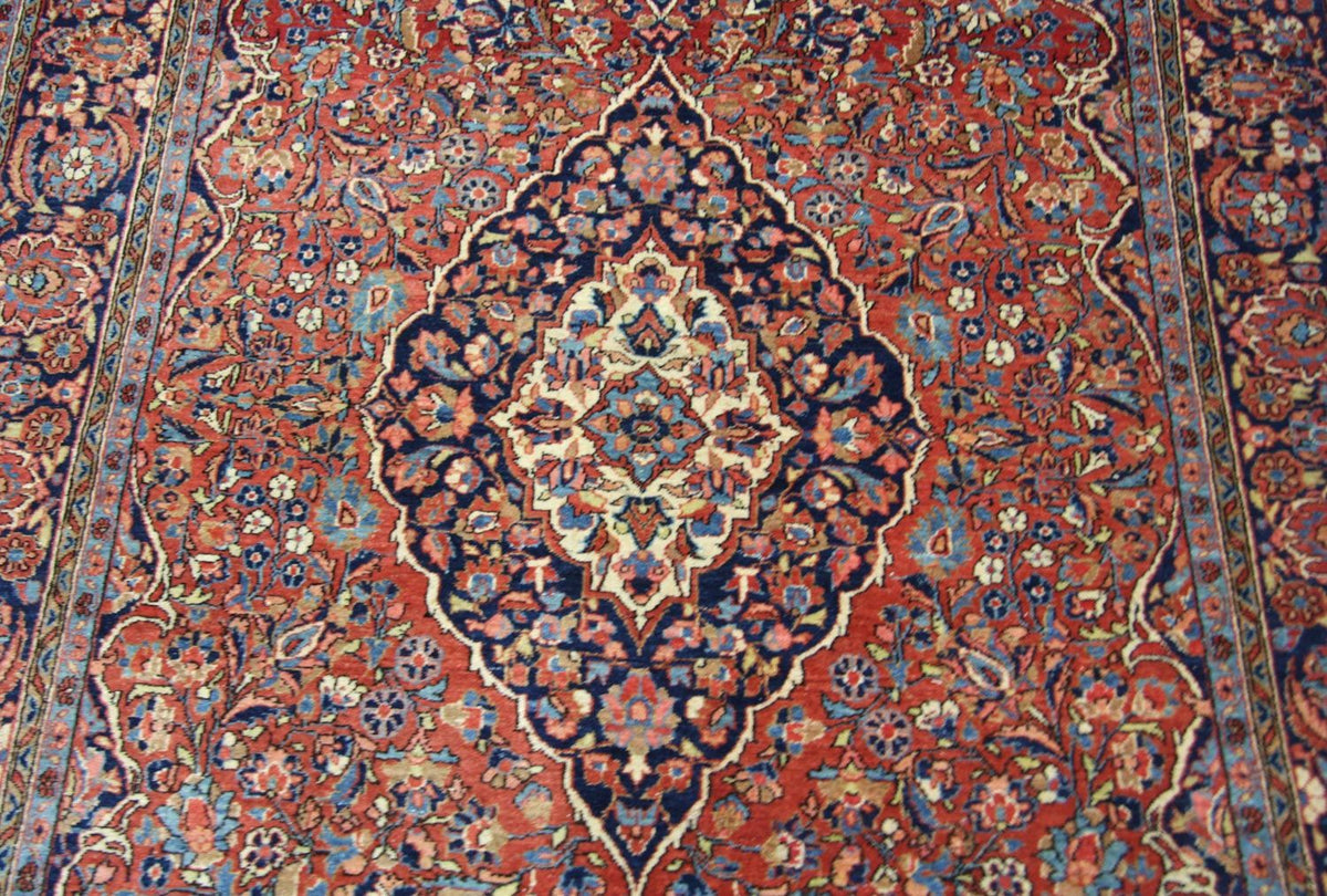 Persiska mattor - Keshan - 212 x 130 cm - brun