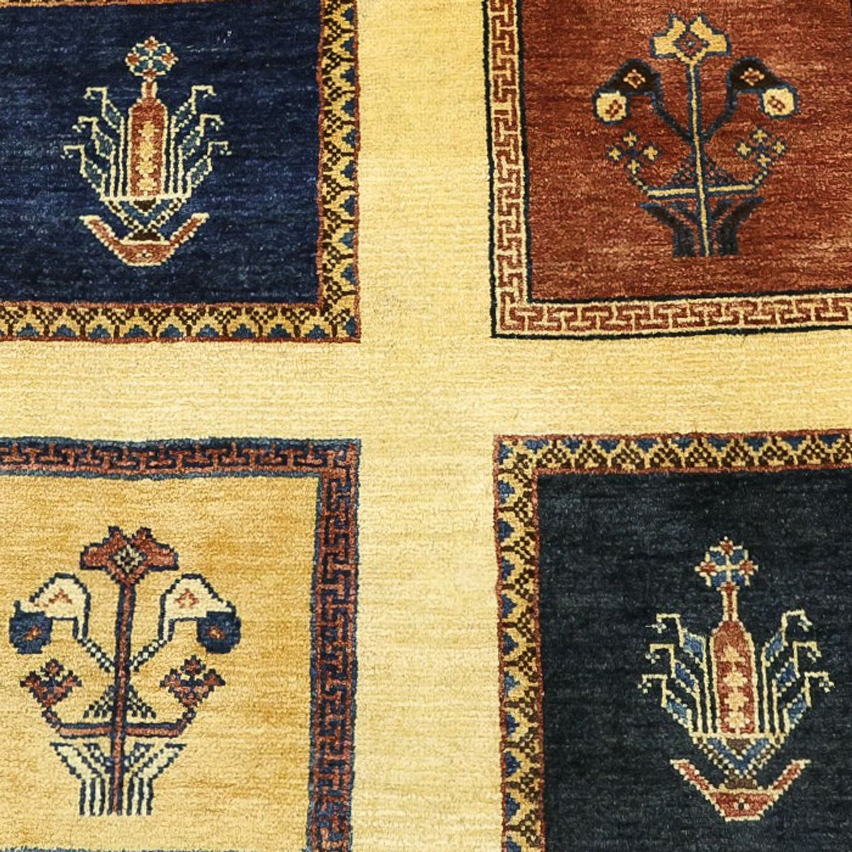 Gabbeh-matta - Kashkuli Persiska - Kungliga - 205 x 152 cm - flerfärgad