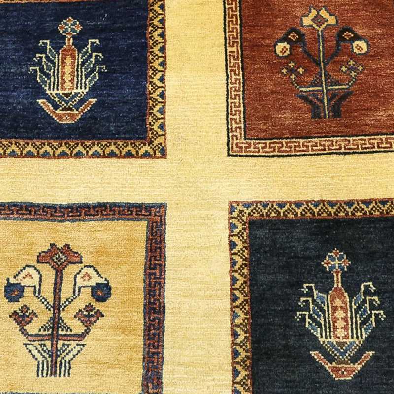 Gabbeh-matta - Kashkuli Persiska - Kungliga - 205 x 152 cm - flerfärgad