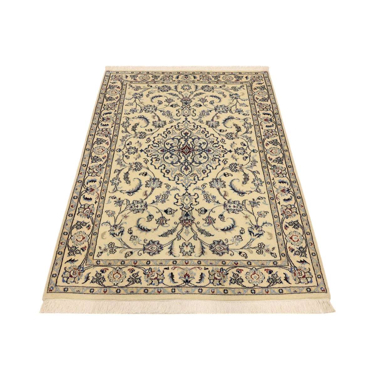 Persisk matta - Nain - Royal - Kungliga - 159 x 108 cm - beige