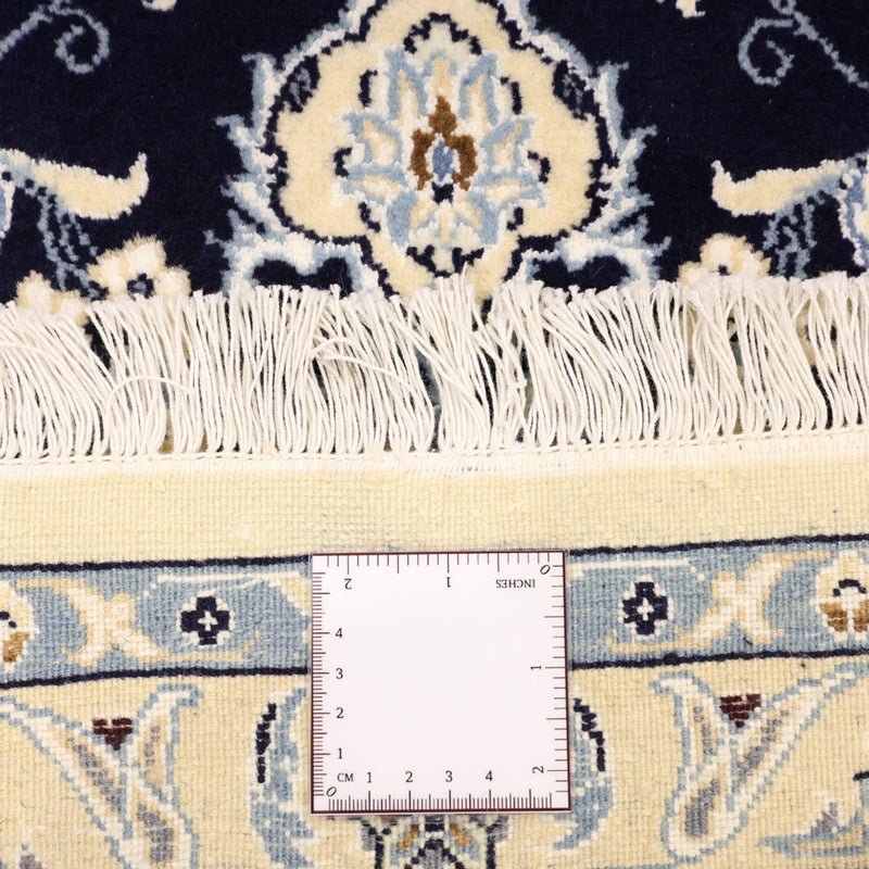 Persisk matta - Nain - Royal - Kungliga - 136 x 89 cm - mörkblå
