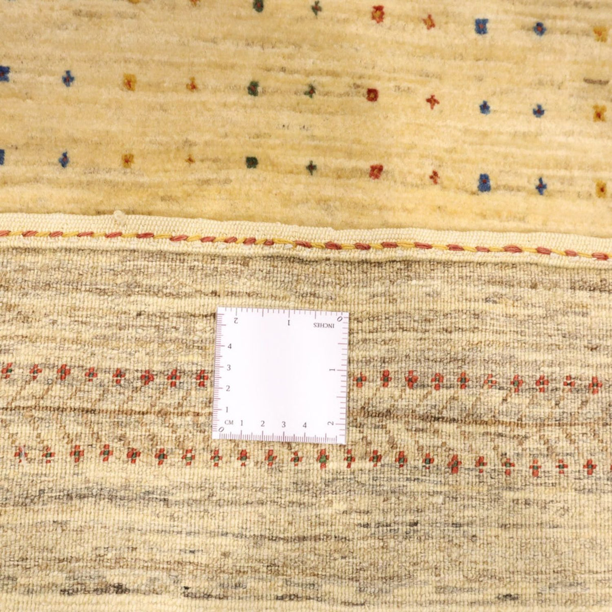 Gabbeh-matta - Kashkuli Persiska - 174 x 115 cm - ljusbeige