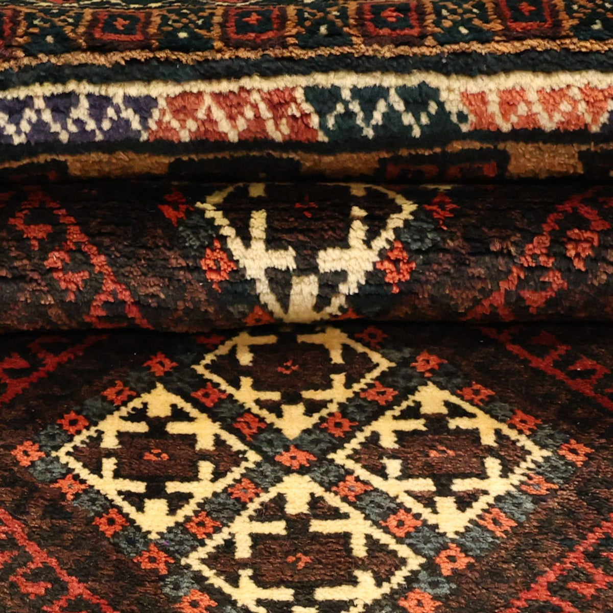 Runner Baluch-matta - 230 x 120 cm - brun