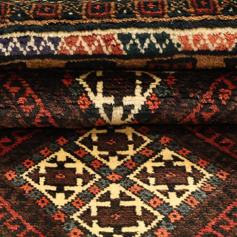 Runner Baluch-matta - 230 x 120 cm - brun