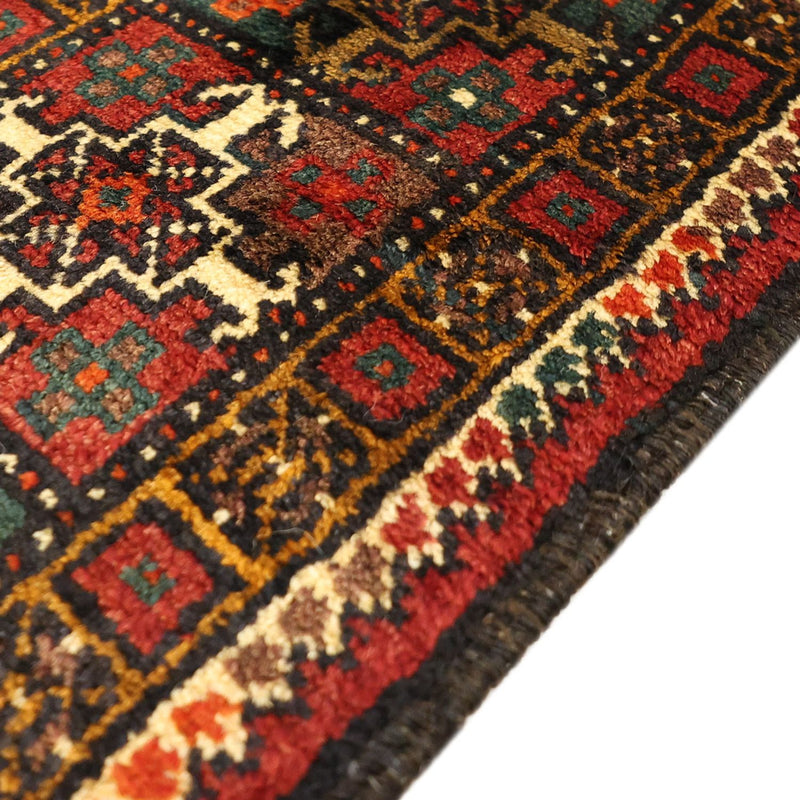 Runner Baluch-matta - 297 x 107 cm - mörkröd