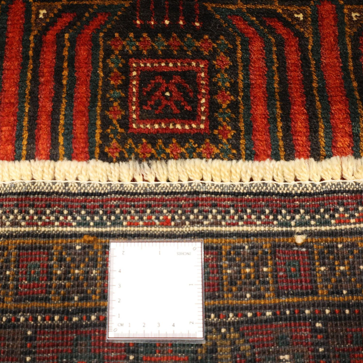 Runner Baluch-matta - 297 x 107 cm - mörkröd