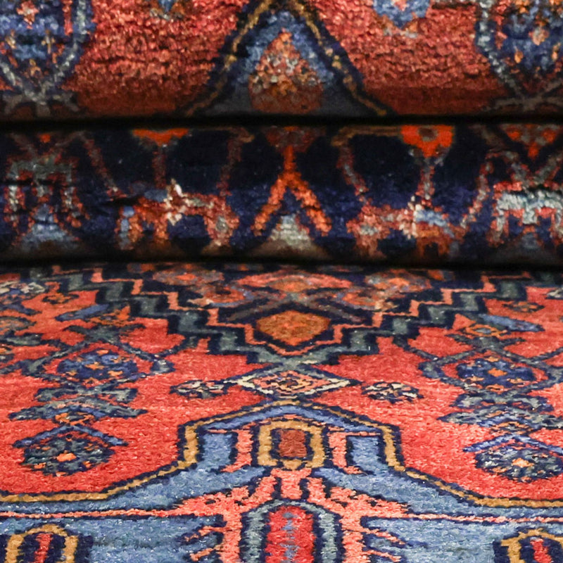 Persisk matta - Bijar - 257 x 143 cm - mörkröd