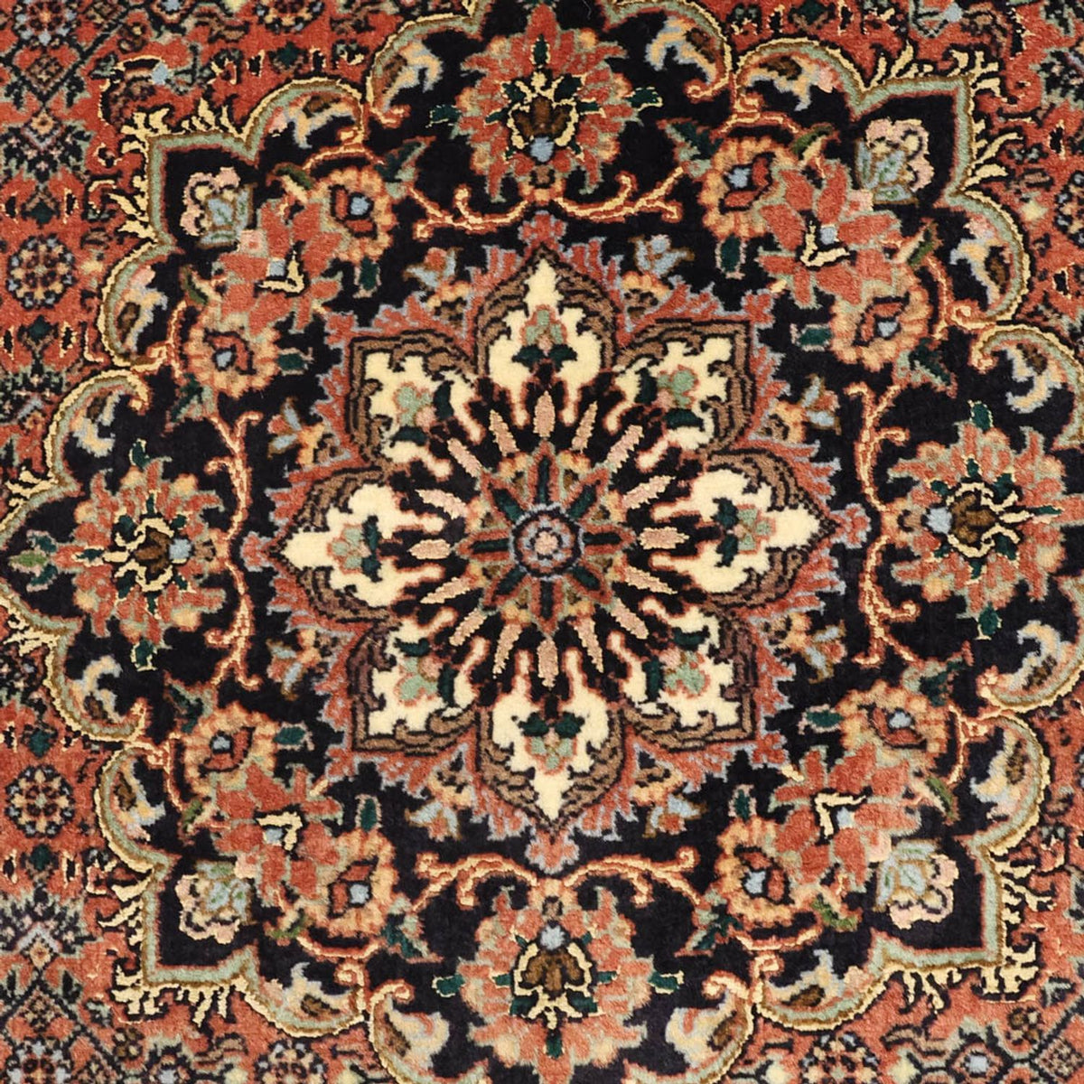Persisk matta - Bijar - Kungliga - 152 x 89 cm - mörk beige