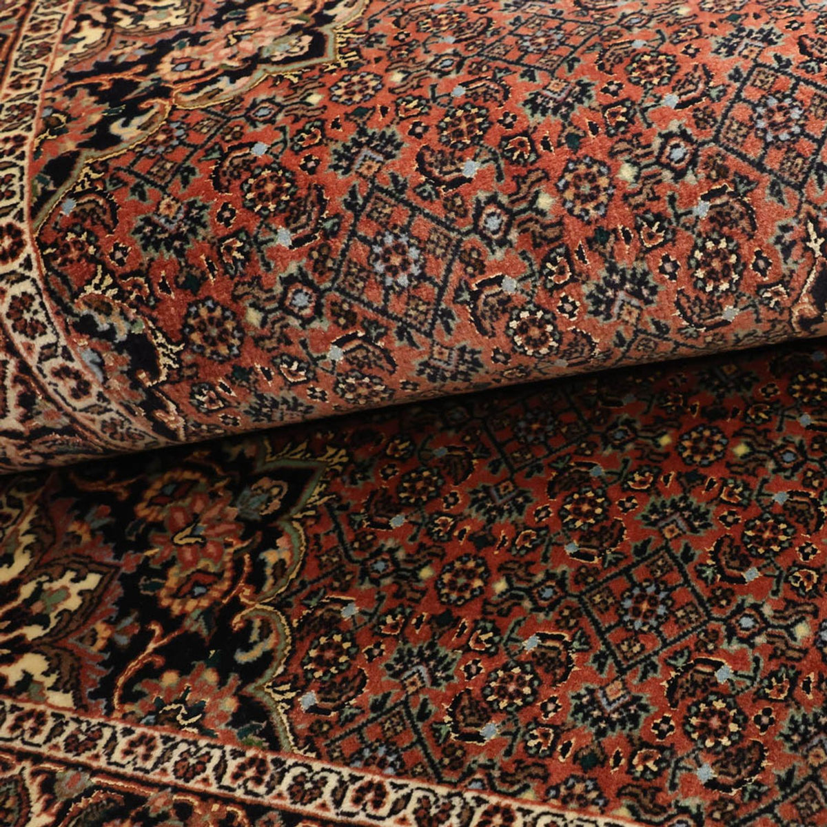 Persisk matta - Bijar - Kungliga - 152 x 89 cm - mörk beige