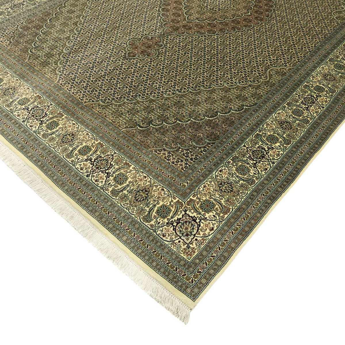 Persisk matta - Tabriz - Royal - Kungliga - 309 x 199 cm - silver