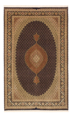 Persisk matta - Tabriz - Royal - Kungliga - 309 x 199 cm - mörk beige
