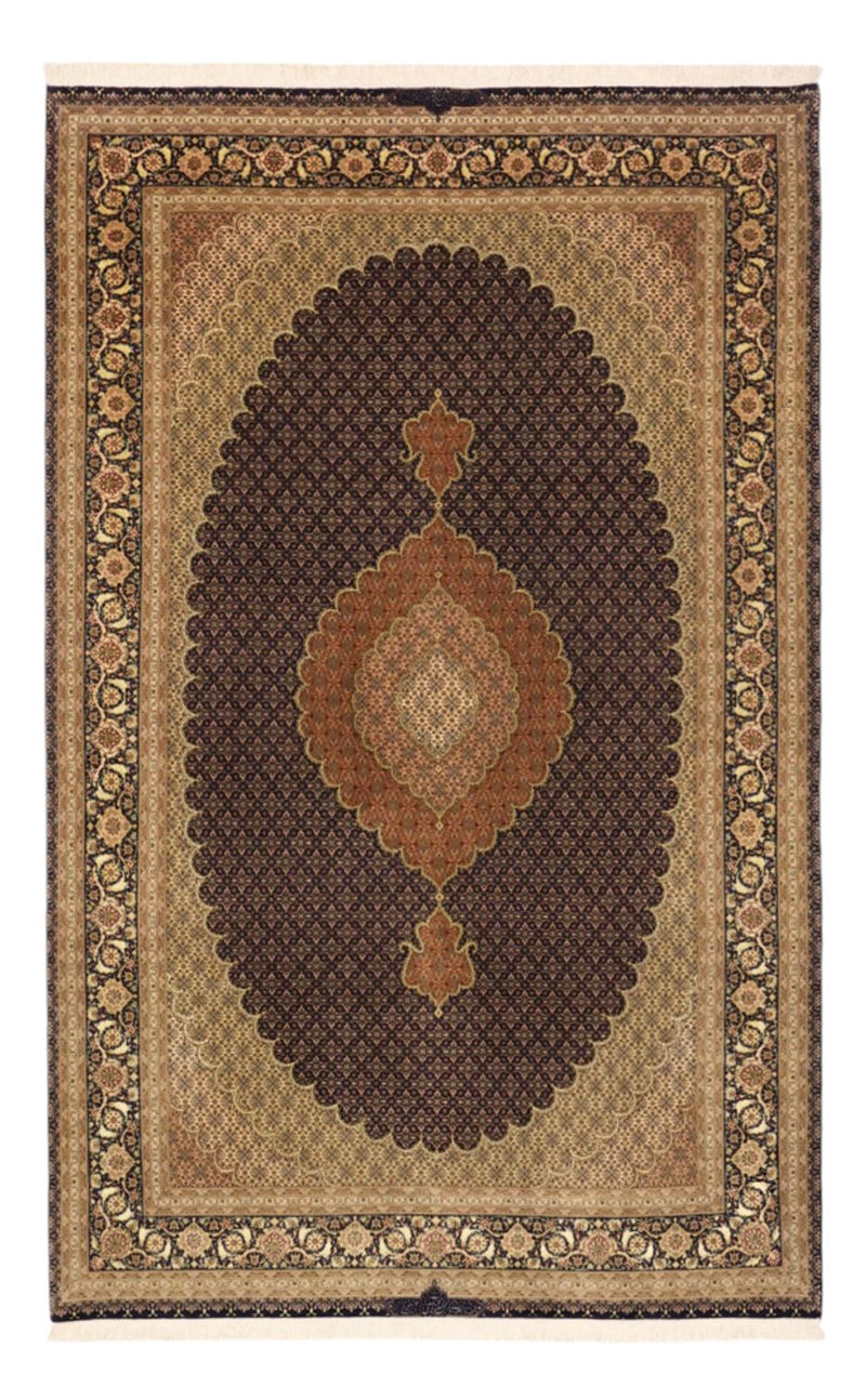 Persisk matta - Tabriz - Royal - Kungliga - 309 x 199 cm - mörk beige