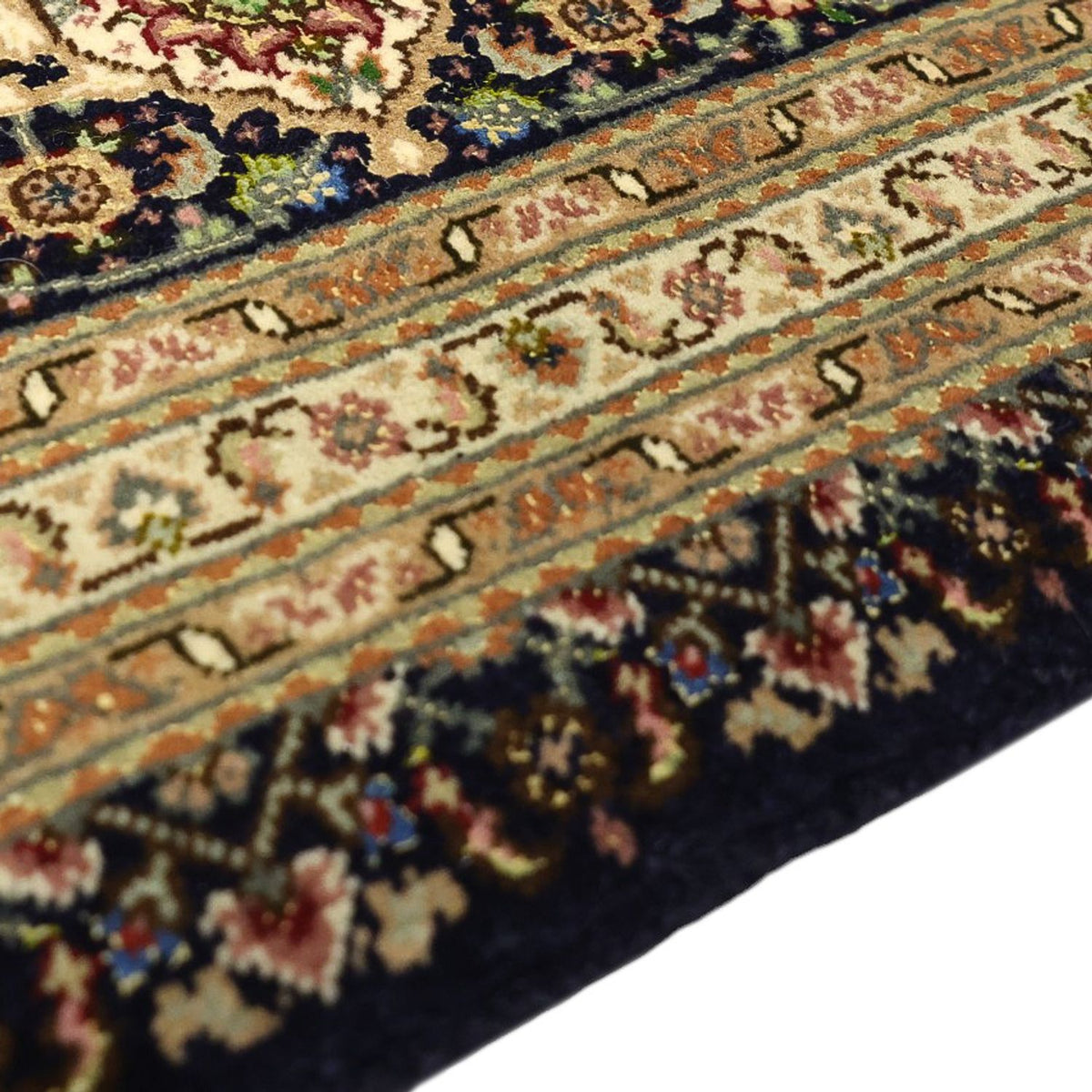 Persisk matta - Tabriz - Royal - Kungliga - 309 x 199 cm - mörk beige
