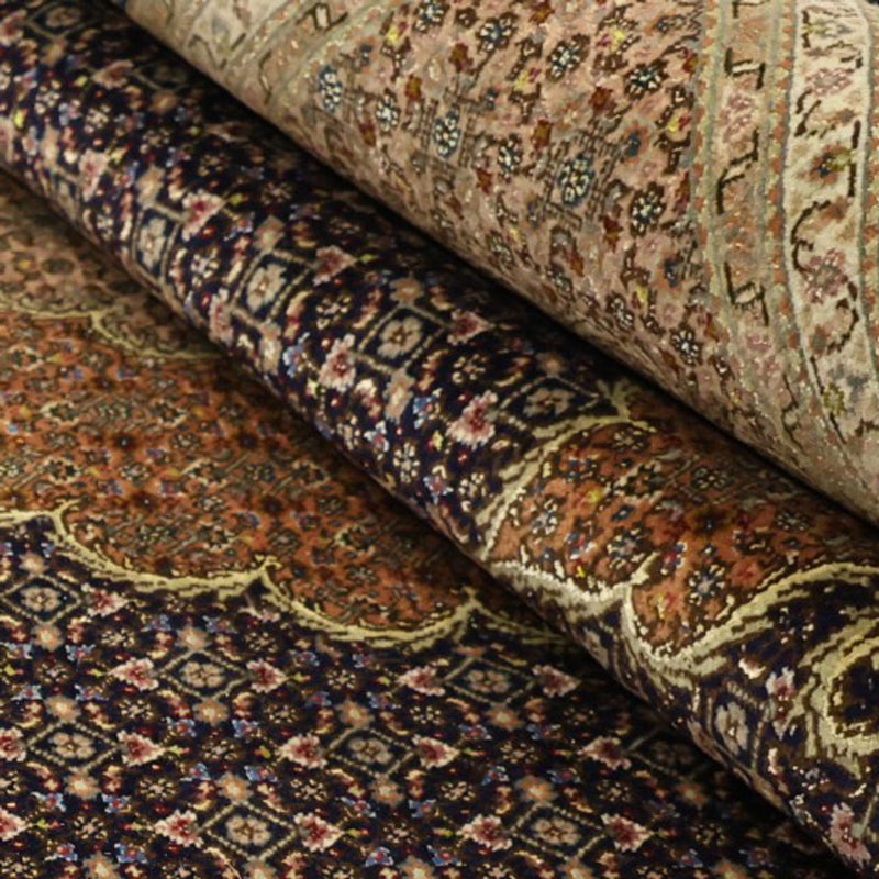 Persisk matta - Tabriz - Royal - Kungliga - 309 x 199 cm - mörk beige