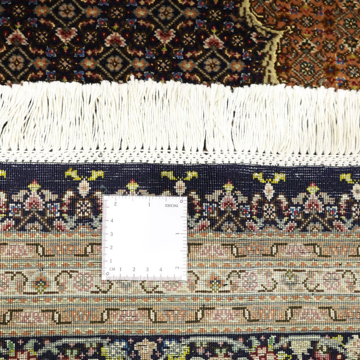 Persisk matta - Tabriz - Royal - Kungliga - 309 x 199 cm - mörk beige
