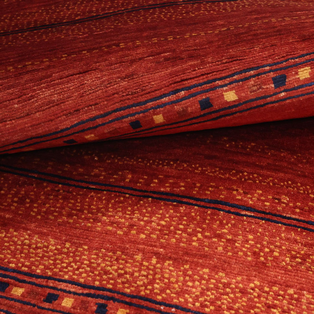 Gabbeh-matta - Kashkuli Persiska - 129 x 103 cm - flerfärgad