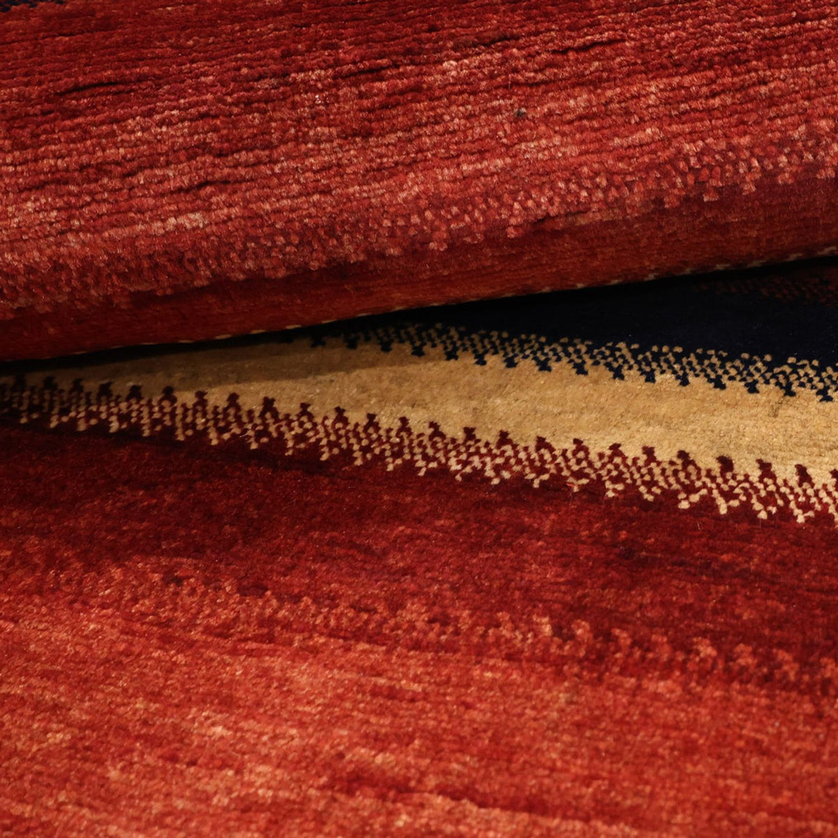 Gabbeh-matta - Kashkuli Persiska - 109 x 96 cm - flerfärgad