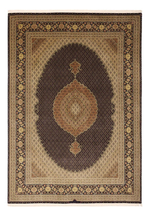 Persisk matta - Tabriz - Royal - Kungliga - 350 x 249 cm - mörkbrun