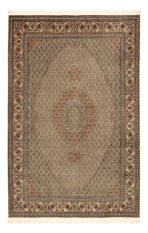 Persisk matta - Tabriz - Royal - Kungliga - 302 x 200 cm - mörk beige