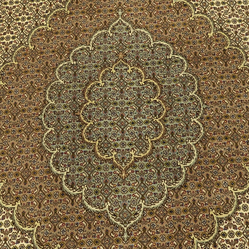 Persisk matta - Tabriz - Royal - Kungliga - 302 x 200 cm - mörk beige