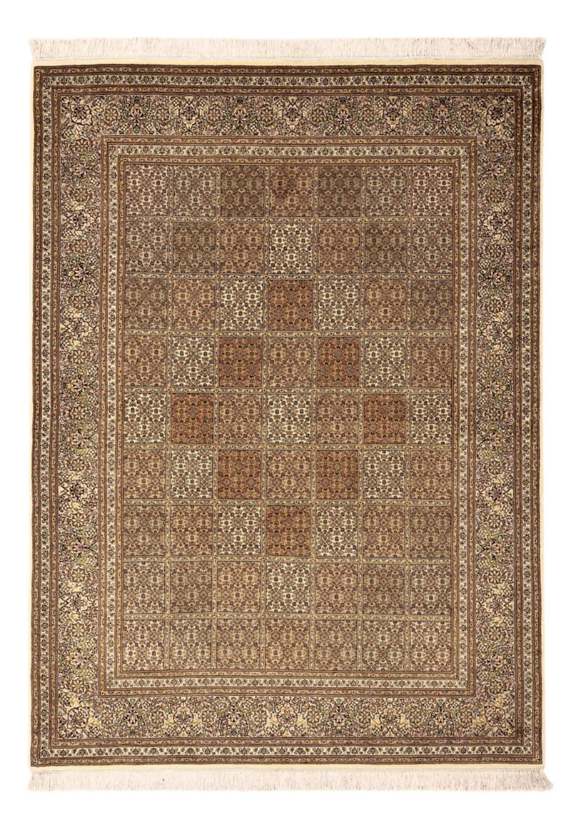 Persisk matta - Tabriz - Royal - Kungliga - 207 x 151 cm - mörk beige