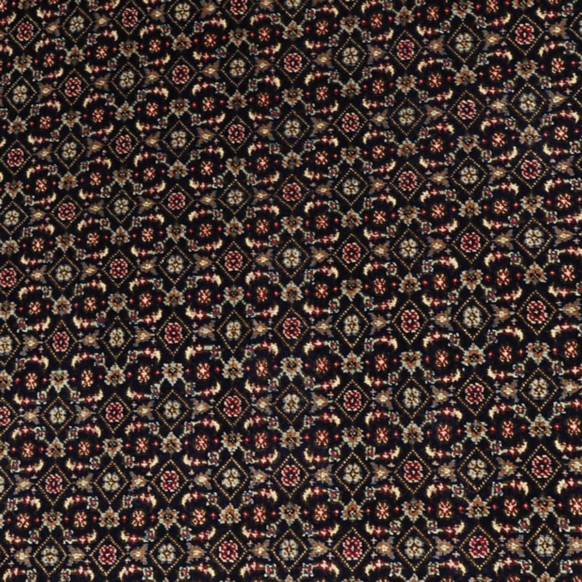 Persisk matta - Tabriz - Royal - Kungliga - 194 x 153 cm - mörk beige