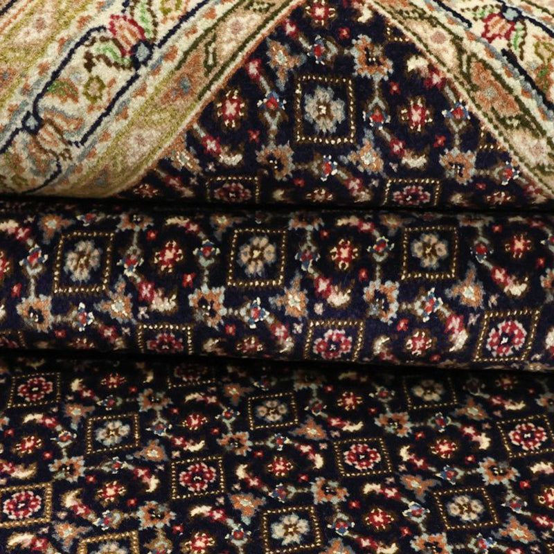 Persisk matta - Tabriz - Royal - Kungliga - 194 x 153 cm - mörk beige