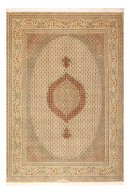Persisk matta - Tabriz - Royal - Kungliga - 357 x 248 cm - ljusbeige