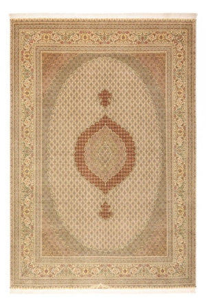 Persisk matta - Tabriz - Royal - Kungliga - 357 x 248 cm - ljusbeige