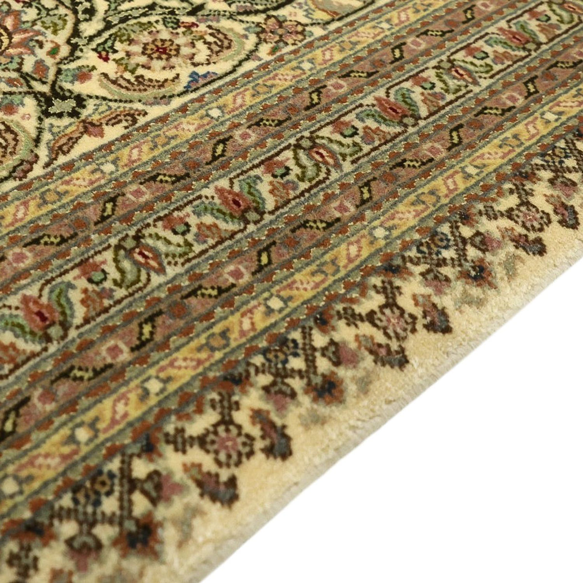 Persisk matta - Tabriz - Royal - Kungliga - 357 x 248 cm - ljusbeige