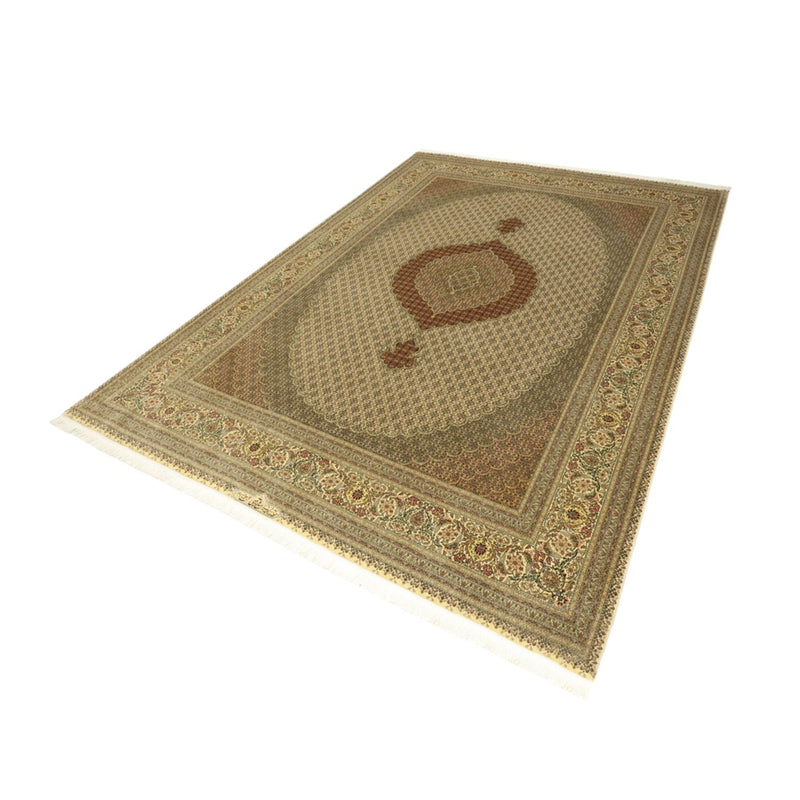 Persisk matta - Tabriz - Royal - Kungliga - 357 x 248 cm - ljusbeige