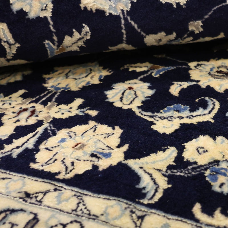 Persisk matta - Nain - Royal - Kungliga - 114 x 78 cm - mörkblå