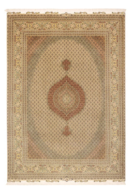 Persisk matta - Tabriz - Royal - Kungliga - 351 x 250 cm - mörk beige