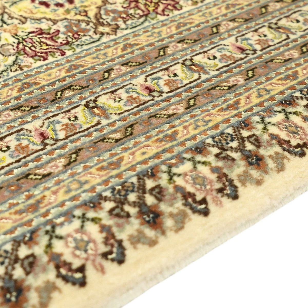 Persisk matta - Tabriz - Royal - Kungliga - 351 x 250 cm - mörk beige